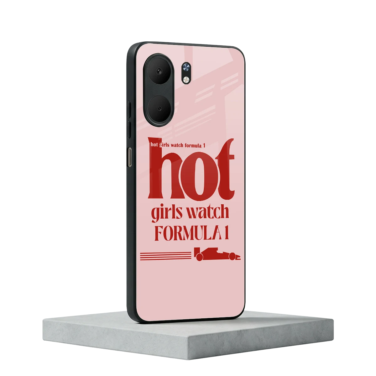 F1 Queen oppo a5x 5g mobile cover | shockproof glass phone case
