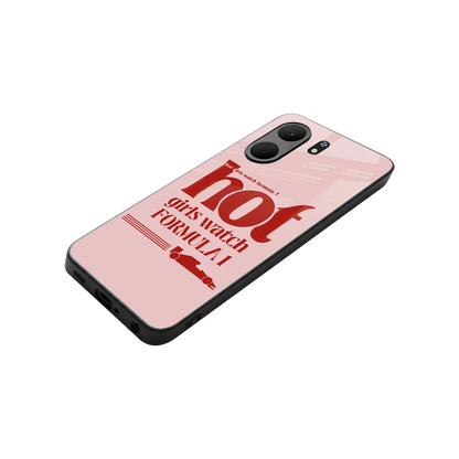 F1 Queen stylish phone case for oppo a5x 5g | glossy glass and slim fit