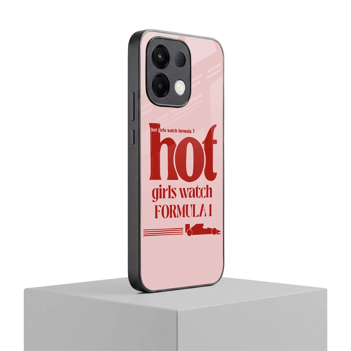 F1 Queen oppo k13 5g mobile cover | shockproof glass phone case
