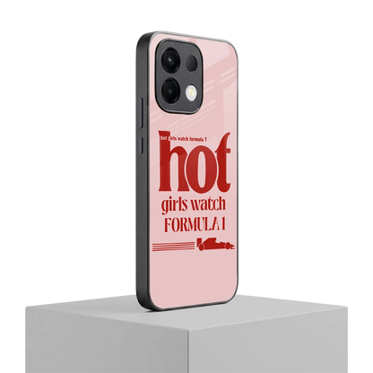 F1 Queen oppo k13 5g mobile cover | shockproof glass phone case
