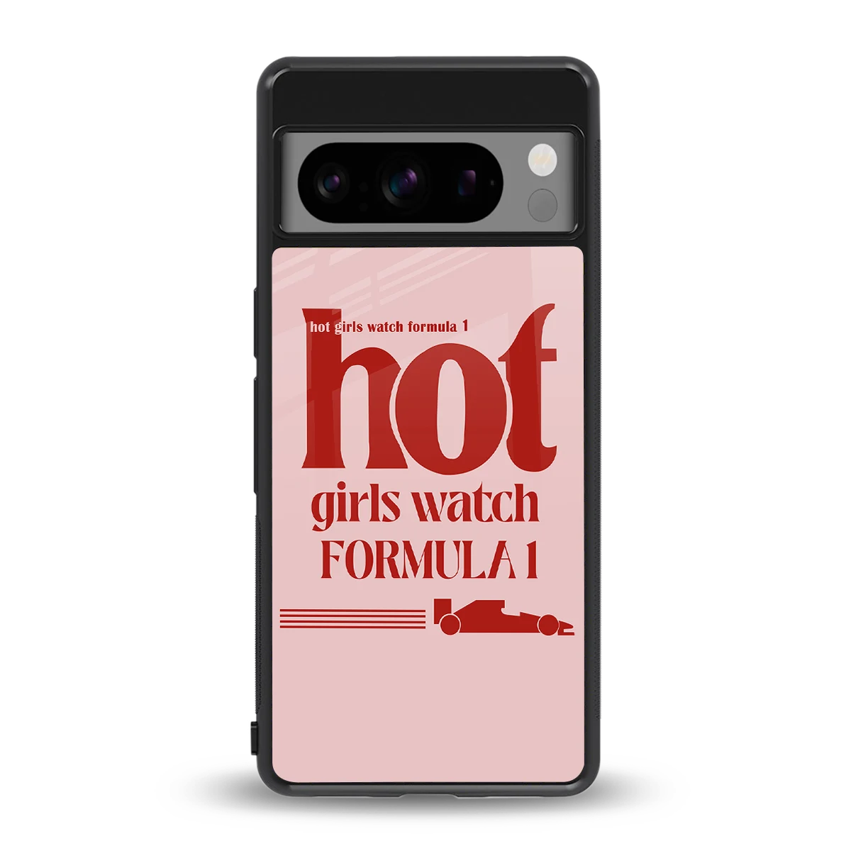 F1 Queen back phone cover | glass case for google pixel 8 pro