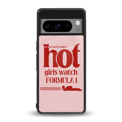 F1 Queen back phone cover | glass case for google pixel 8 pro