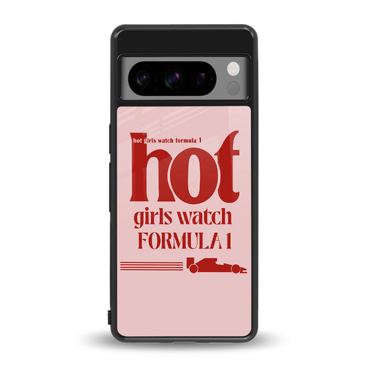 F1 Queen back phone cover | glass case for google pixel 8 pro