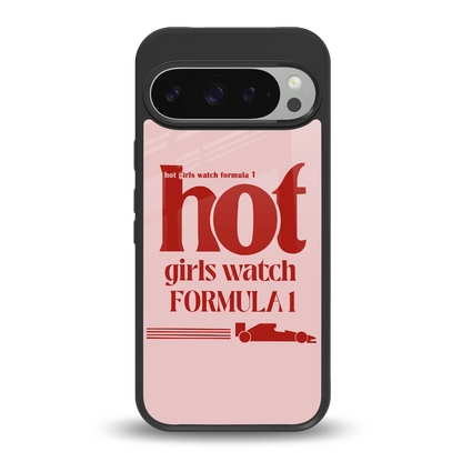 F1 Queen back phone cover | glass case for google pixel 9 pro xl
