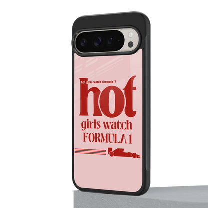 F1 Queen google pixel 9 pro mobile cover | shockproof glass phone case