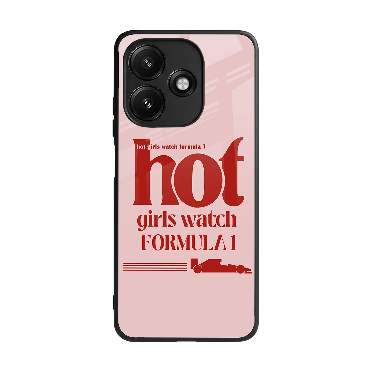 F1 Queen back phone cover | glass case for redmi 12 5g