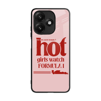 F1 Queen back phone cover | glass case for redmi 12 5g