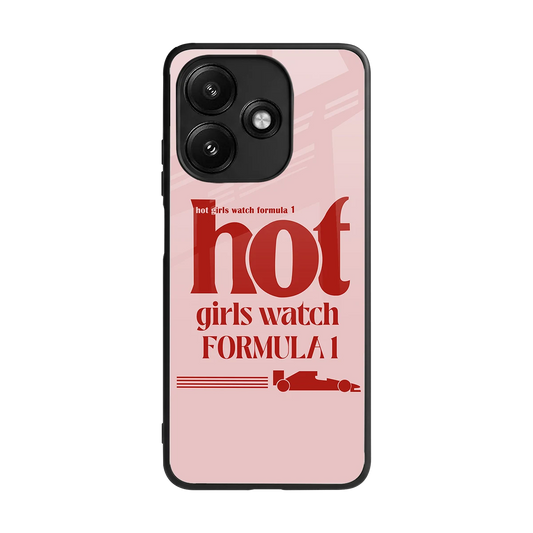 F1 Queen back phone cover | glass case for redmi 12 5g