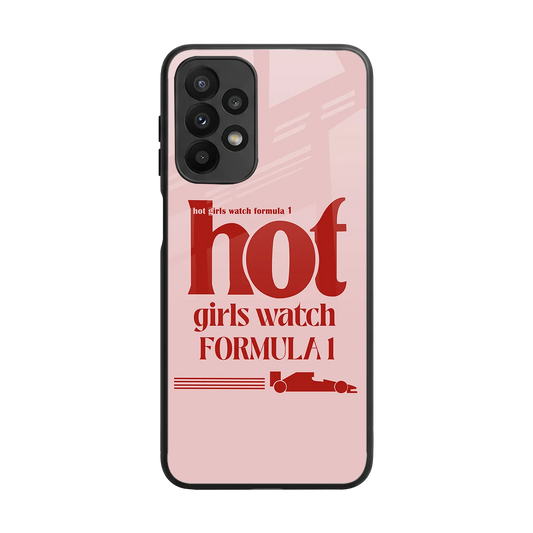F1 Queen back phone cover | glass case for samsung galaxy a23