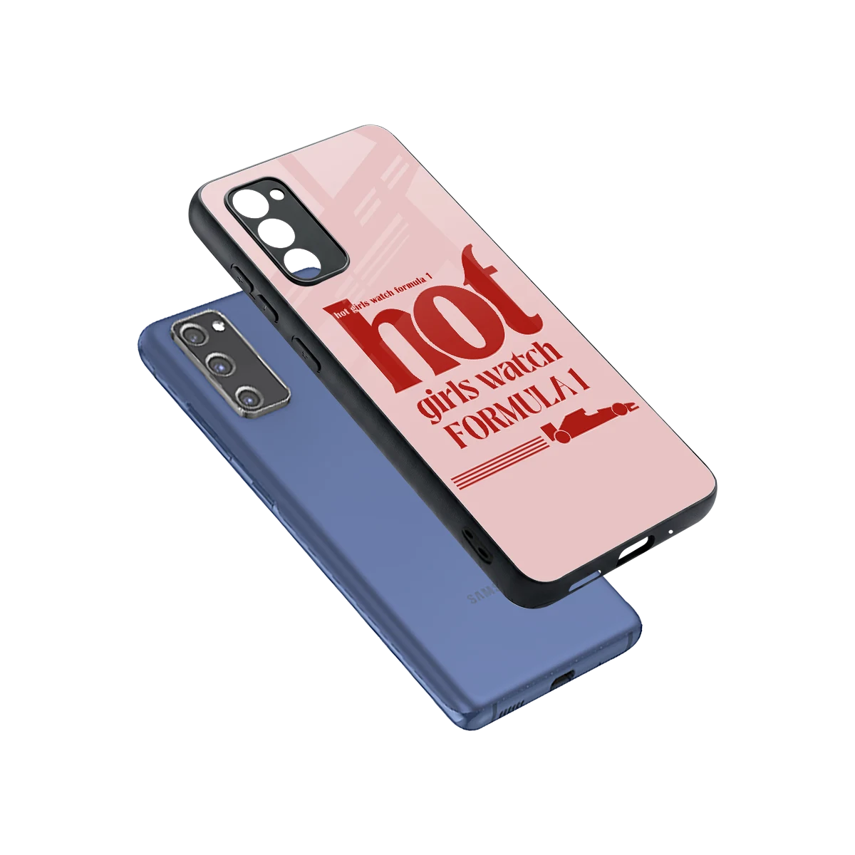 F1 Queen sleek samsung galaxy s20 fe cover with tempered glass back and TPU edges
