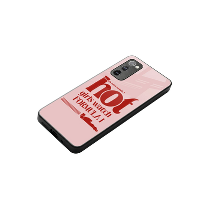 F1 Queen stylish phone case for samsung galaxy s20 fe | glossy glass and slim fit