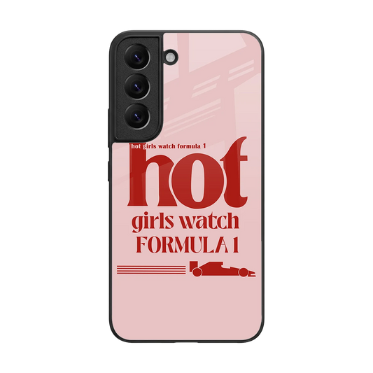 F1 Queen back phone cover | glass case for samsung galaxy s22