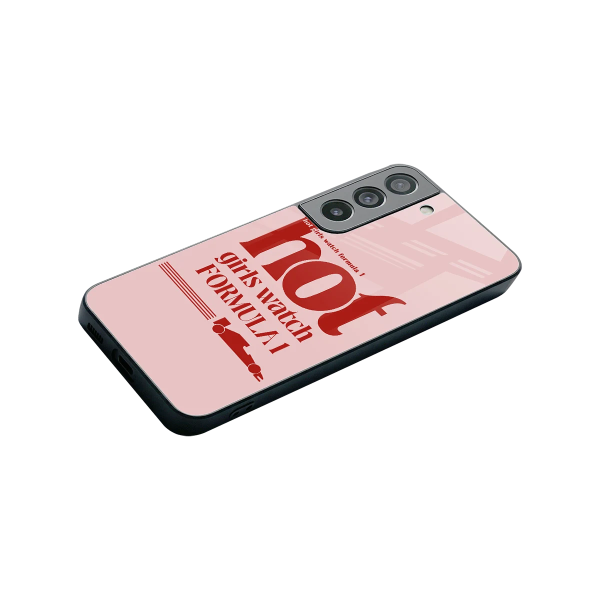 F1 Queen stylish phone case for samsung galaxy s22 | glossy glass and slim fit