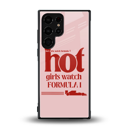 F1 Queen back phone cover | glass case for samsung galaxy s24 ultra