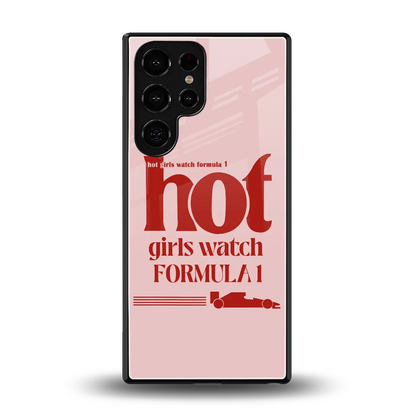 F1 Queen back phone cover | glass case for samsung galaxy s25 ultra