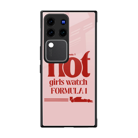F1 Queen back phone cover | glass case forvivo v30 pro