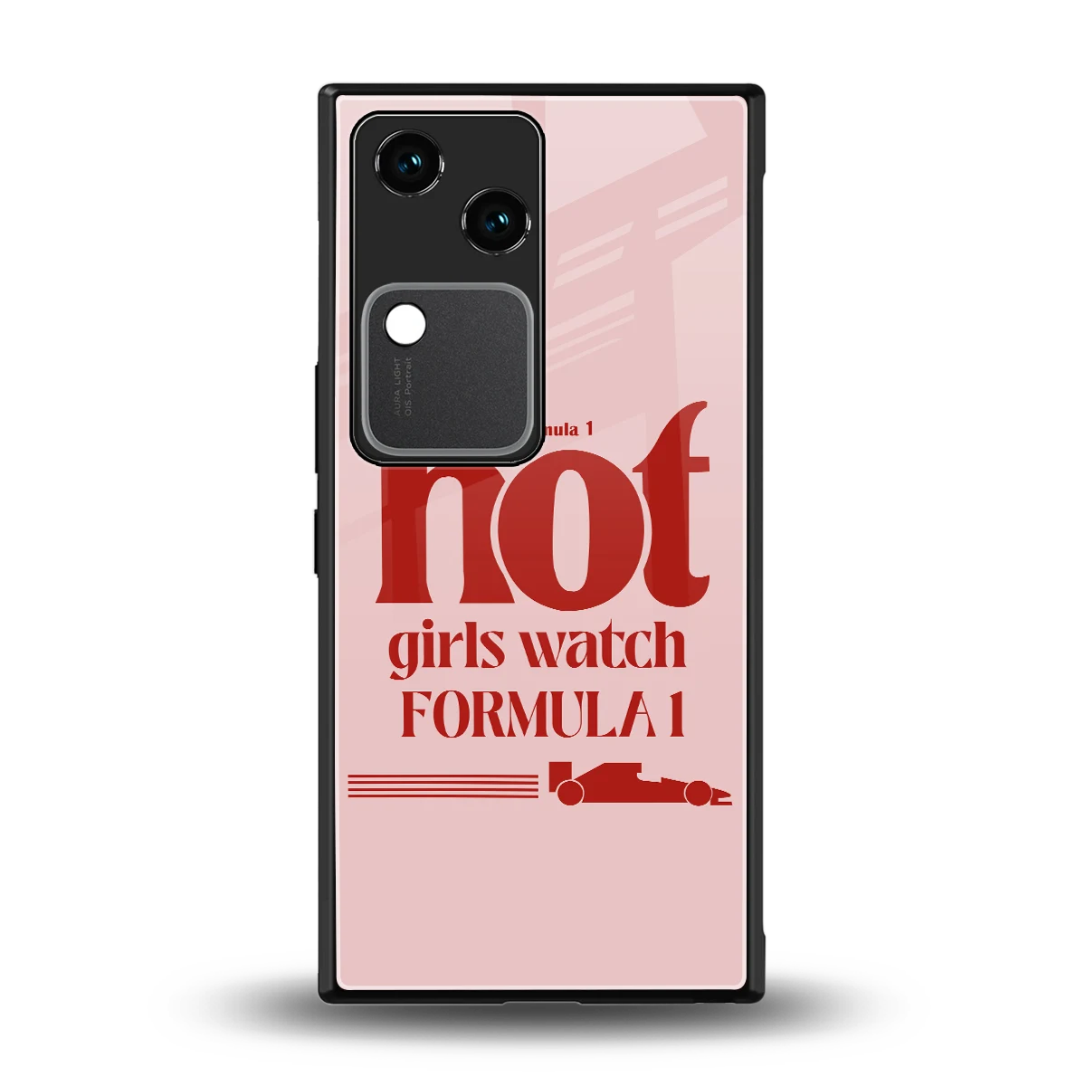 F1 Queen back phone cover | glass case for vivo v30
