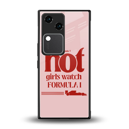 F1 Queen back phone cover | glass case for vivo v30