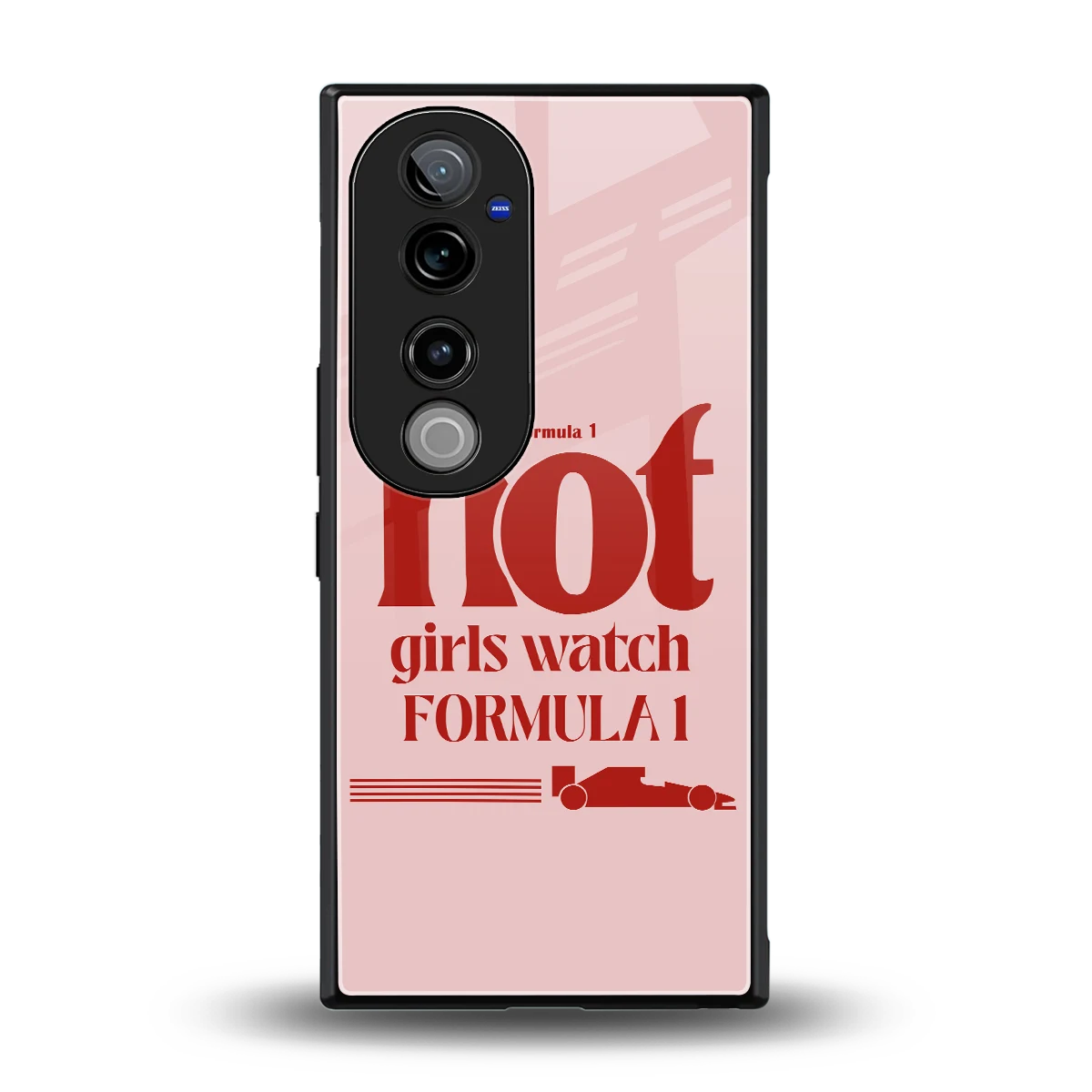 F1 Queen back phone cover | glass case for vivo v40 pro