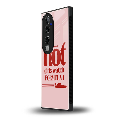 F1 Queen vivo v40 pro mobile cover | shockproof glass phone case