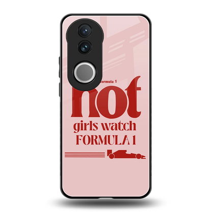 F1 Queen back phone cover | glass case for vivo v50