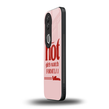 F1 Queen vivo v50 mobile cover | shockproof glass phone case