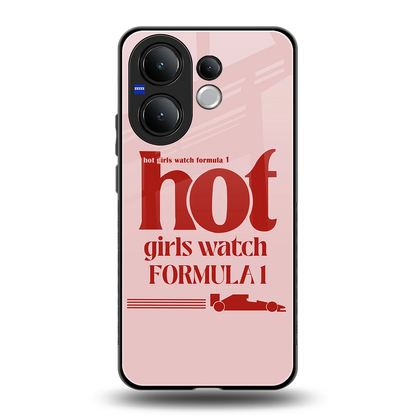 F1 Queen back phone cover | glass case for vivo v60