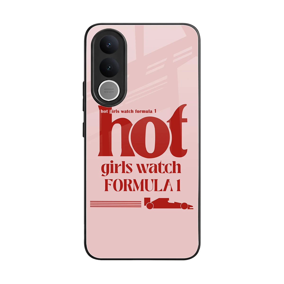F1 Queen back phone cover | glass case for vivo v70 fe