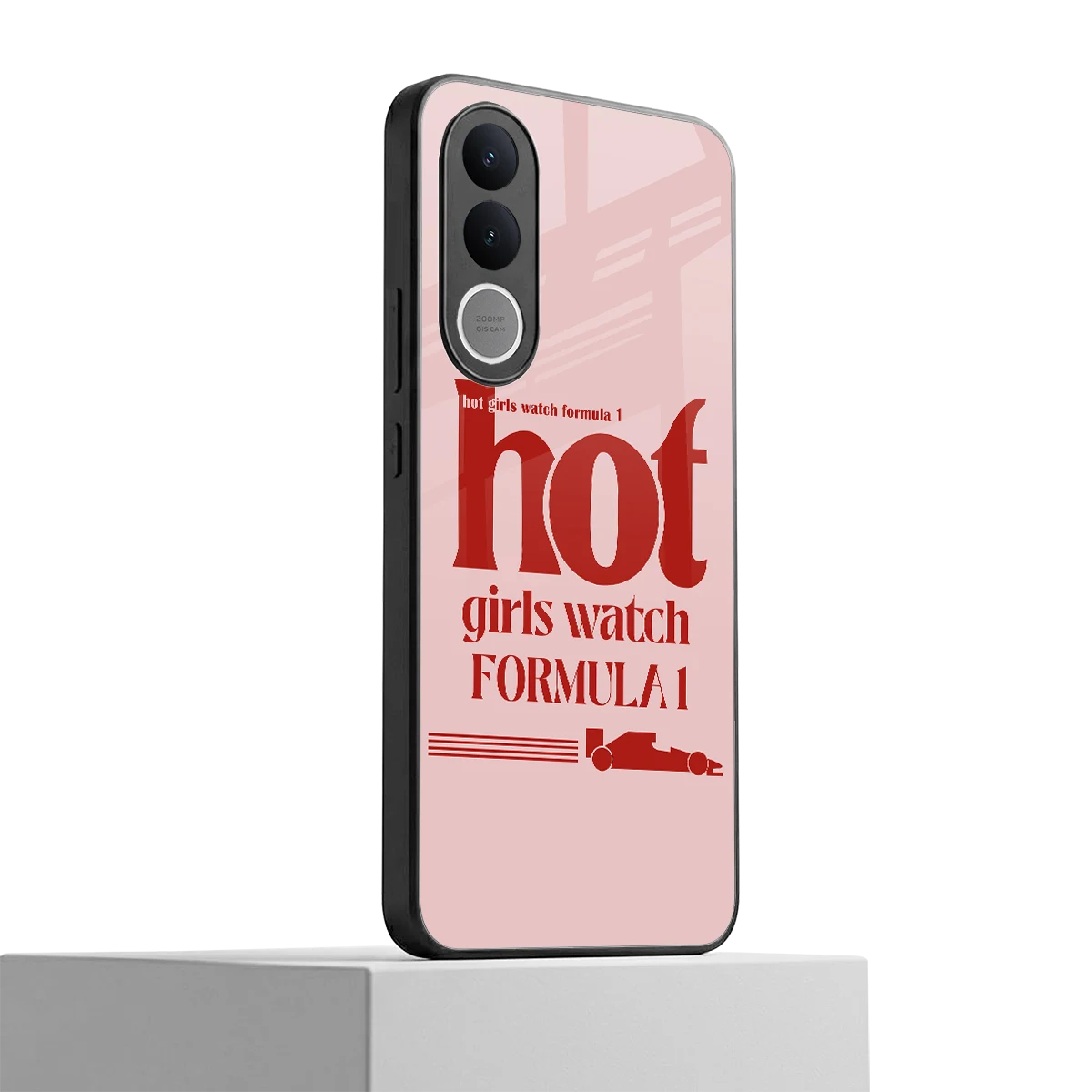 F1 Queen vivo v70 fe mobile cover | shockproof glass phone case