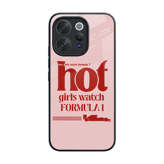 F1 Queen back phone cover | glass case for vivo v70 elite