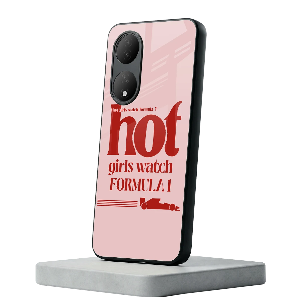 F1 Queen Vivo-y100 mobile cover | shockproof glass phone case