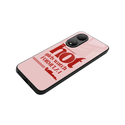 F1 Queen stylish phone case for Vivo-y100 | glossy glass and slim fit