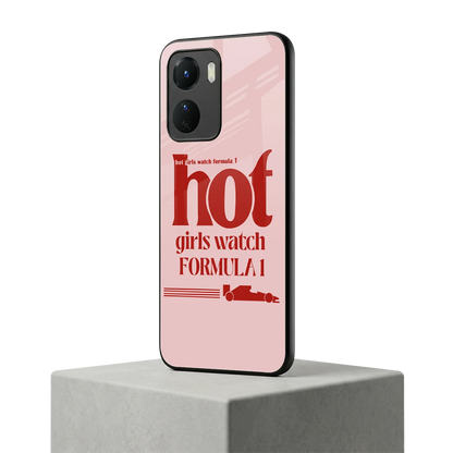 F1 Queen vivo y16 mobile cover | shockproof glass phone case