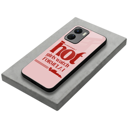 F1 Queen stylish phone case for vivo y16 | glossy glass and slim fit