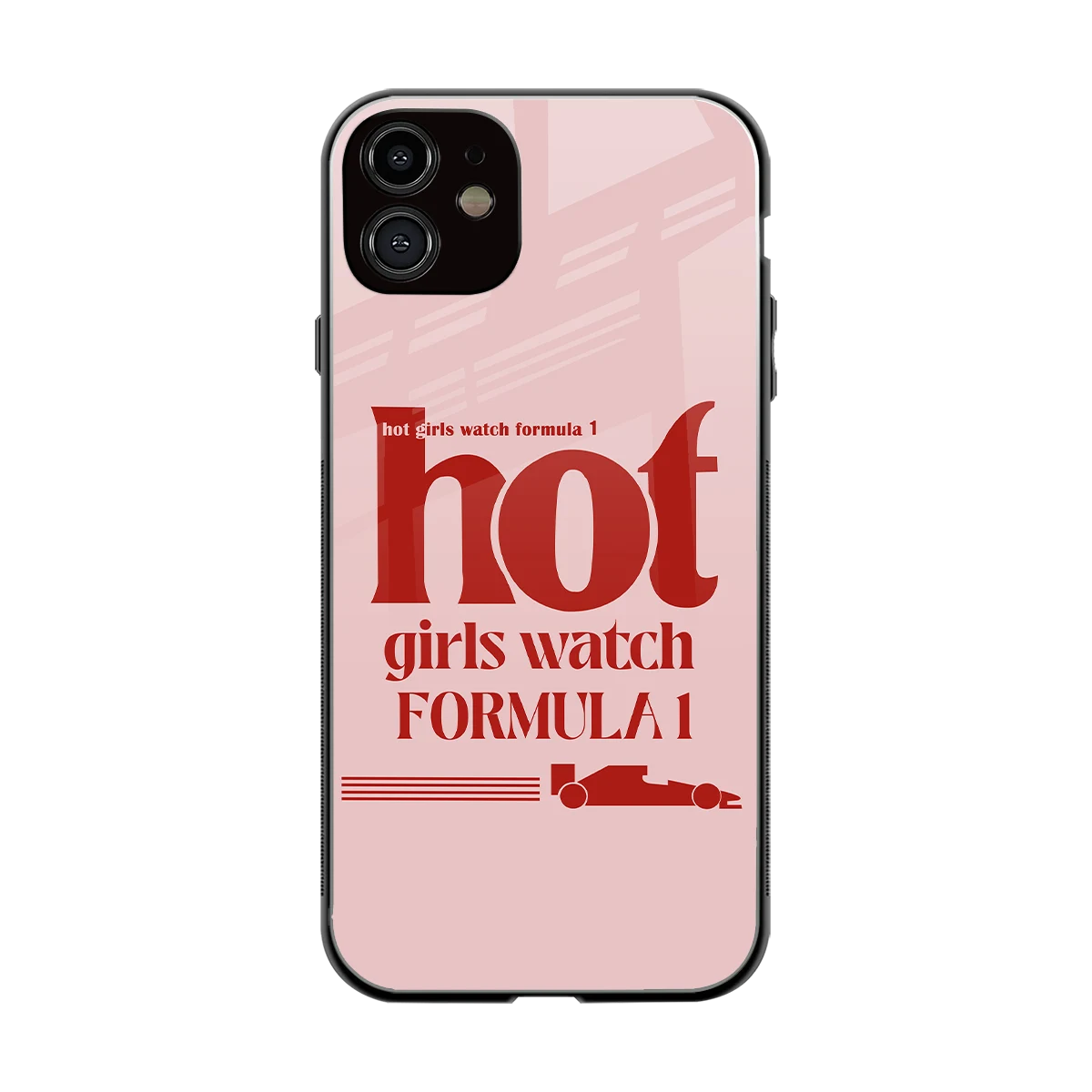 F1 Queen back phone cover | glass case for iphone 12
