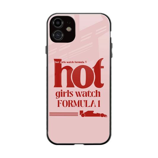 F1 Queen back phone cover | glass case for iphone 12