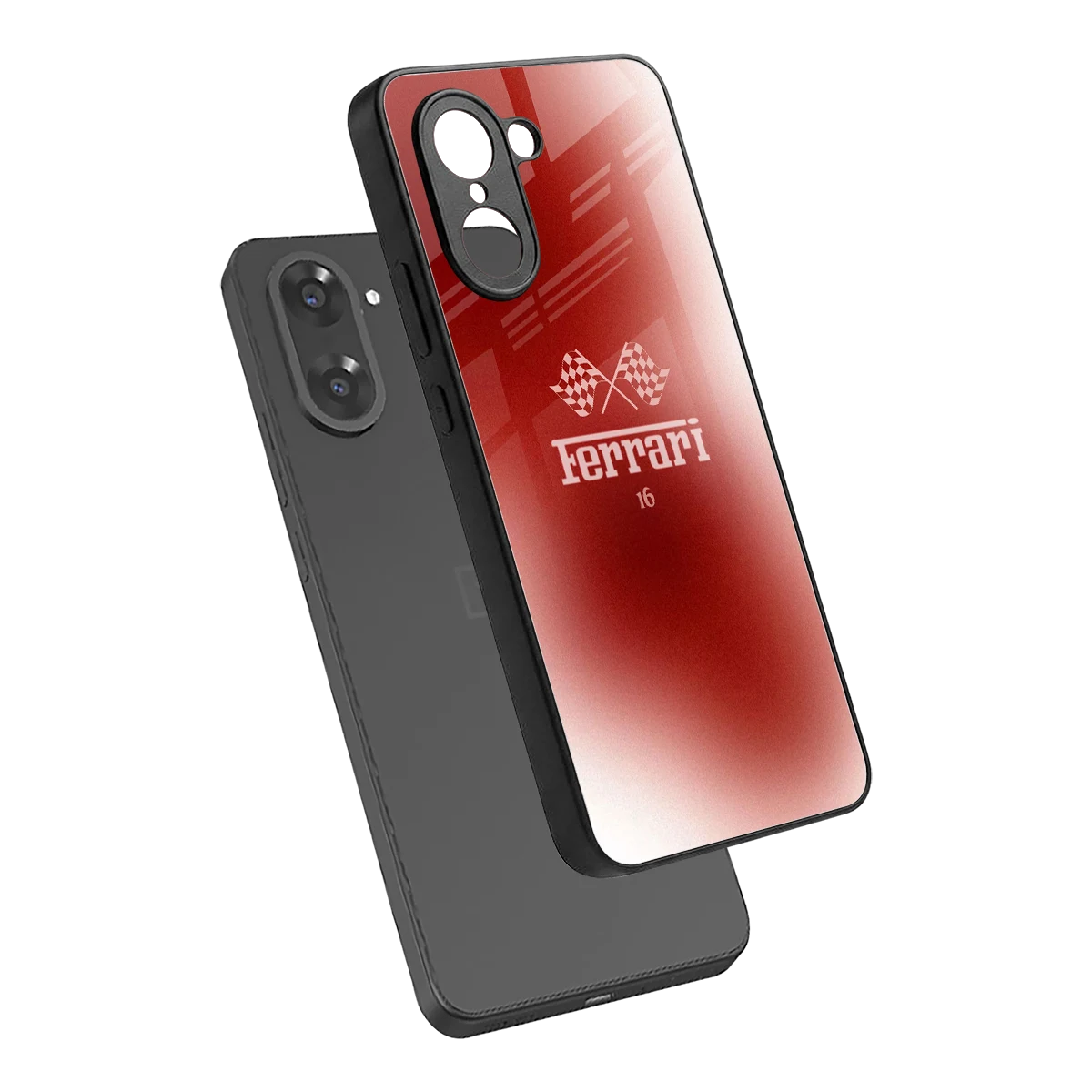F16 sleek oneplus nord ce5 5g cover with tempered glass back and TPU edges