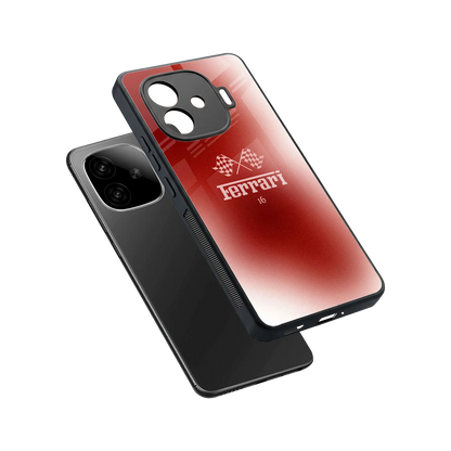 F16 sleek iqoo neo 10r 5g cover with tempered glass back and TPU edges