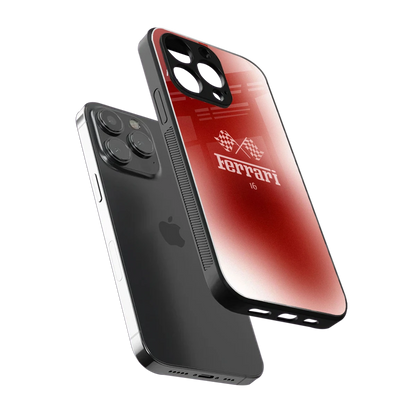 F16 sleek iphone 13 pro cover with tempered glass back and TPU edges