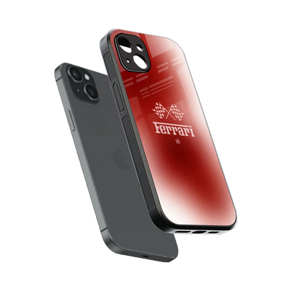 F16 sleek iphone 15 plus cover with tempered glass back and TPU edges