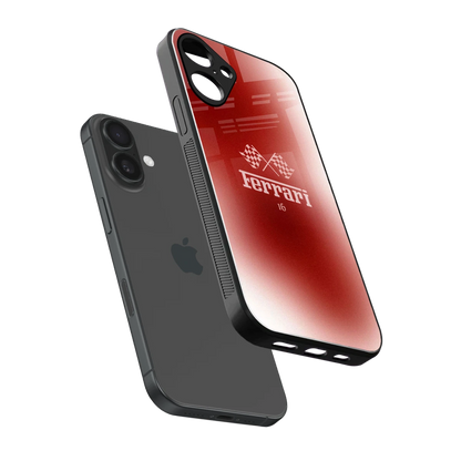F16 sleek iphone 16 plus cover with tempered glass back and TPU edges