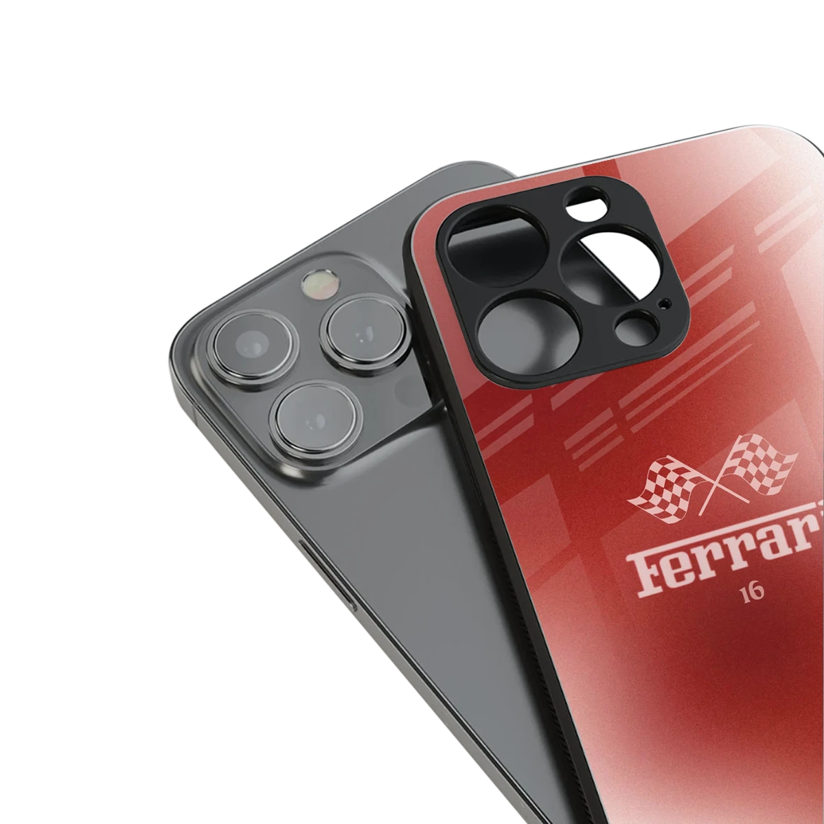 F16 stylish phone case for iphone 17 pro max | glossy glass and slim fit