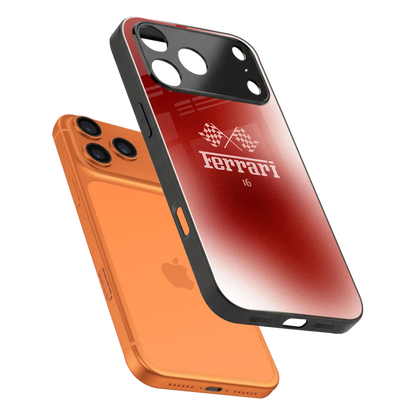 F16 sleek iphone 17 pro max cover with tempered glass back and TPU edges