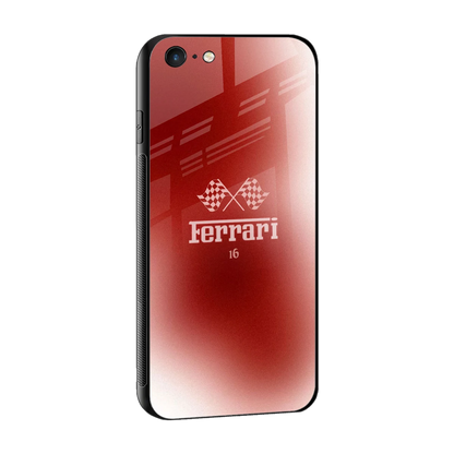 F16 sleek iphone 6 cover with tempered glass back and TPU edges