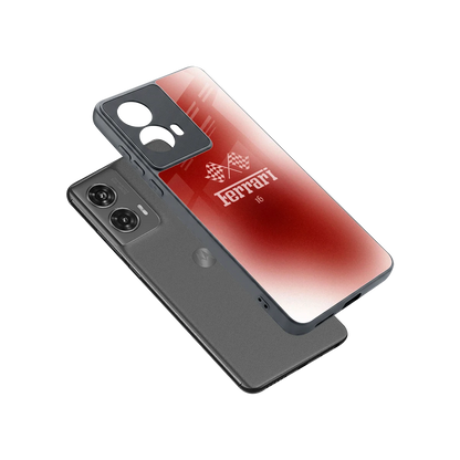 F16 sleek motorola edge 50 fusion cover with tempered glass back and TPU edges