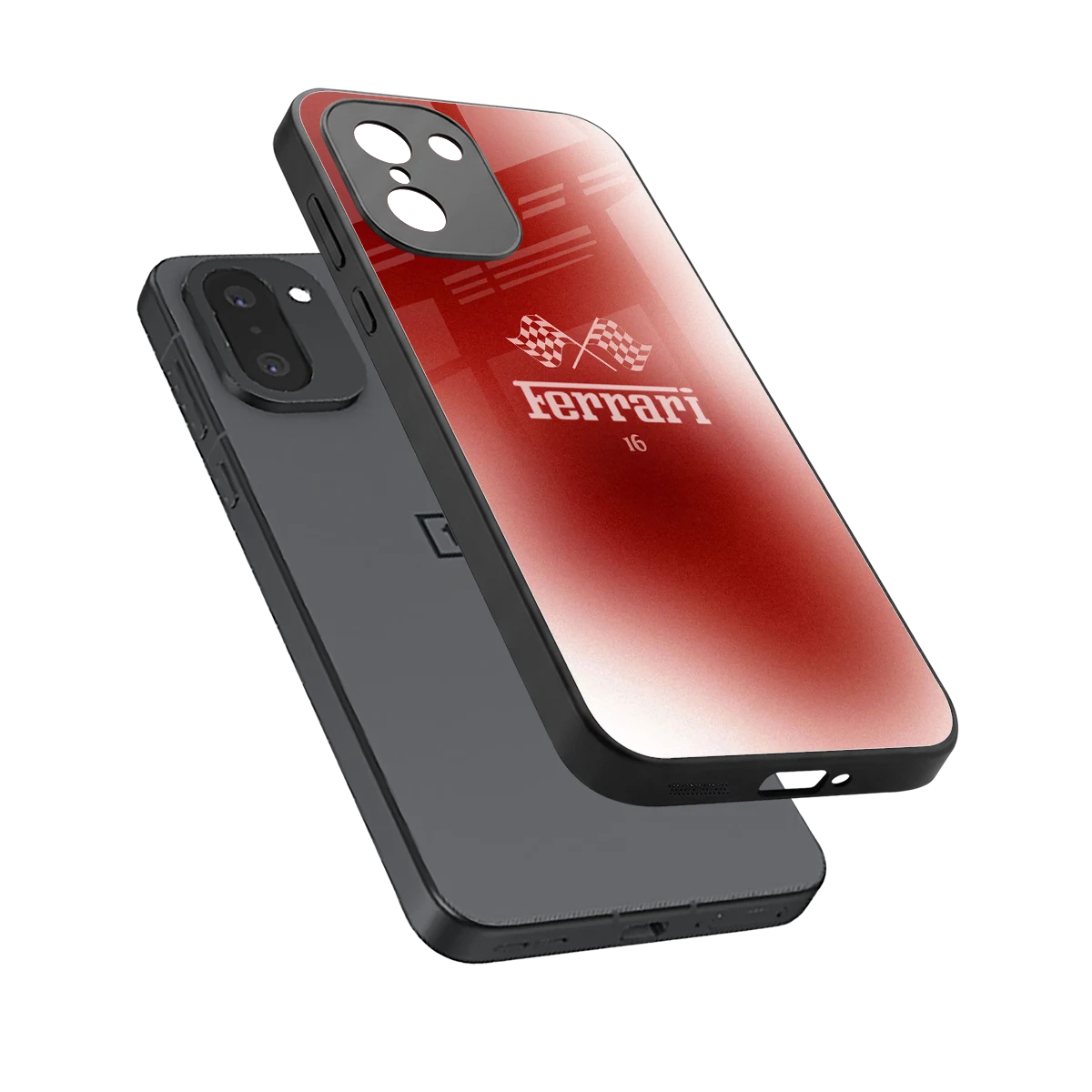 F16 sleek oneplus 15r cover with tempered glass back and TPU edges