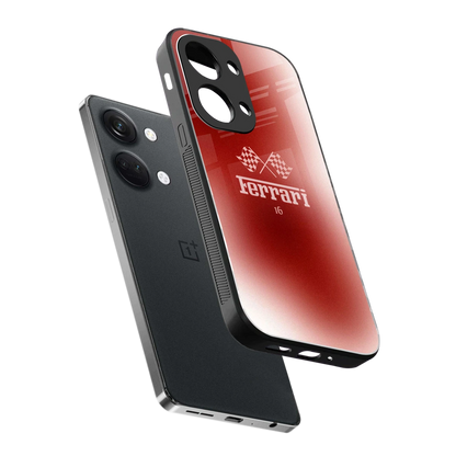 F16 sleek oneplus nord 3 cover with tempered glass back and TPU edges