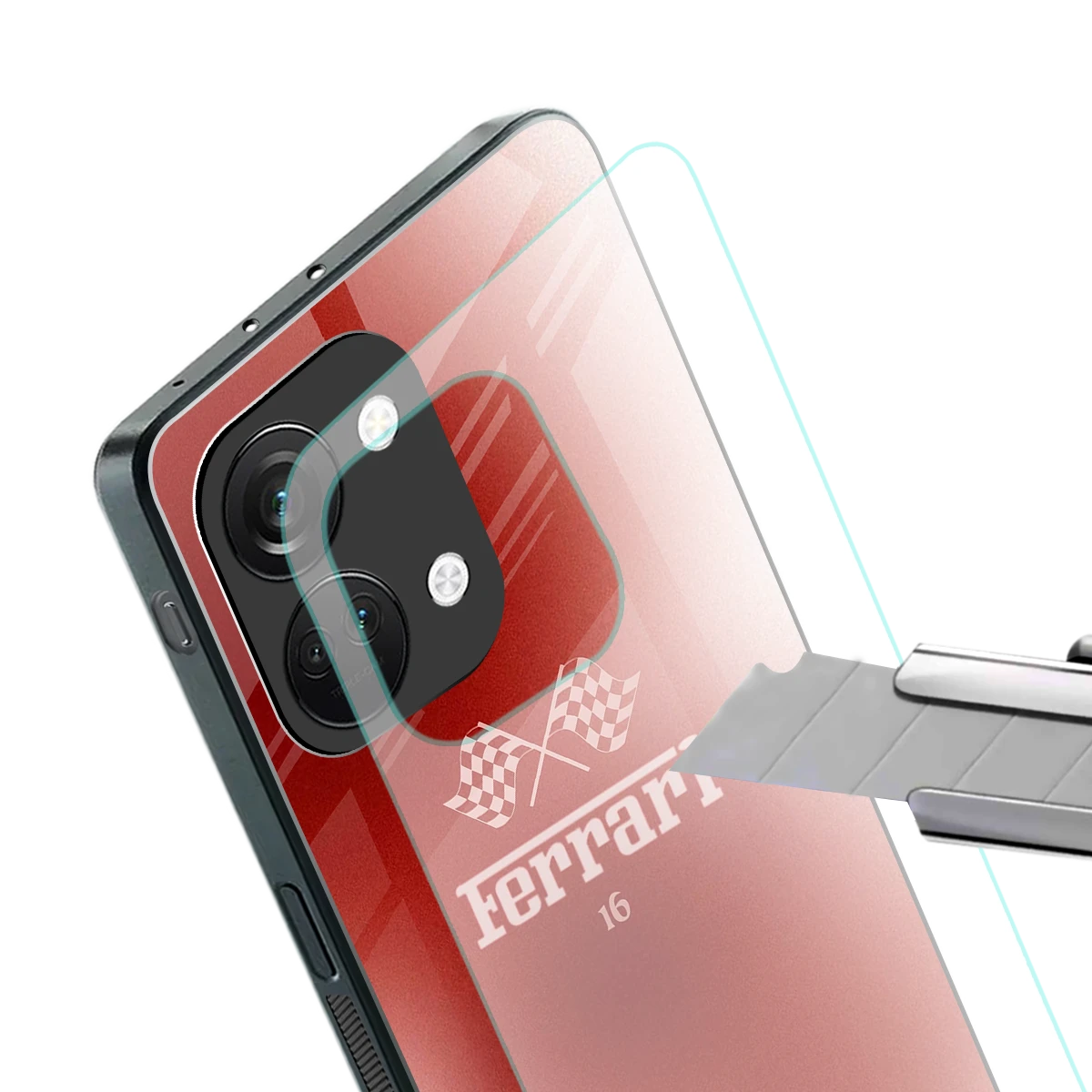 F16 stylish phone case for oneplus nord 3 | glossy glass and slim fit