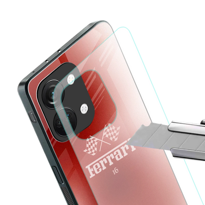 F16 stylish phone case for oneplus nord 3 | glossy glass and slim fit