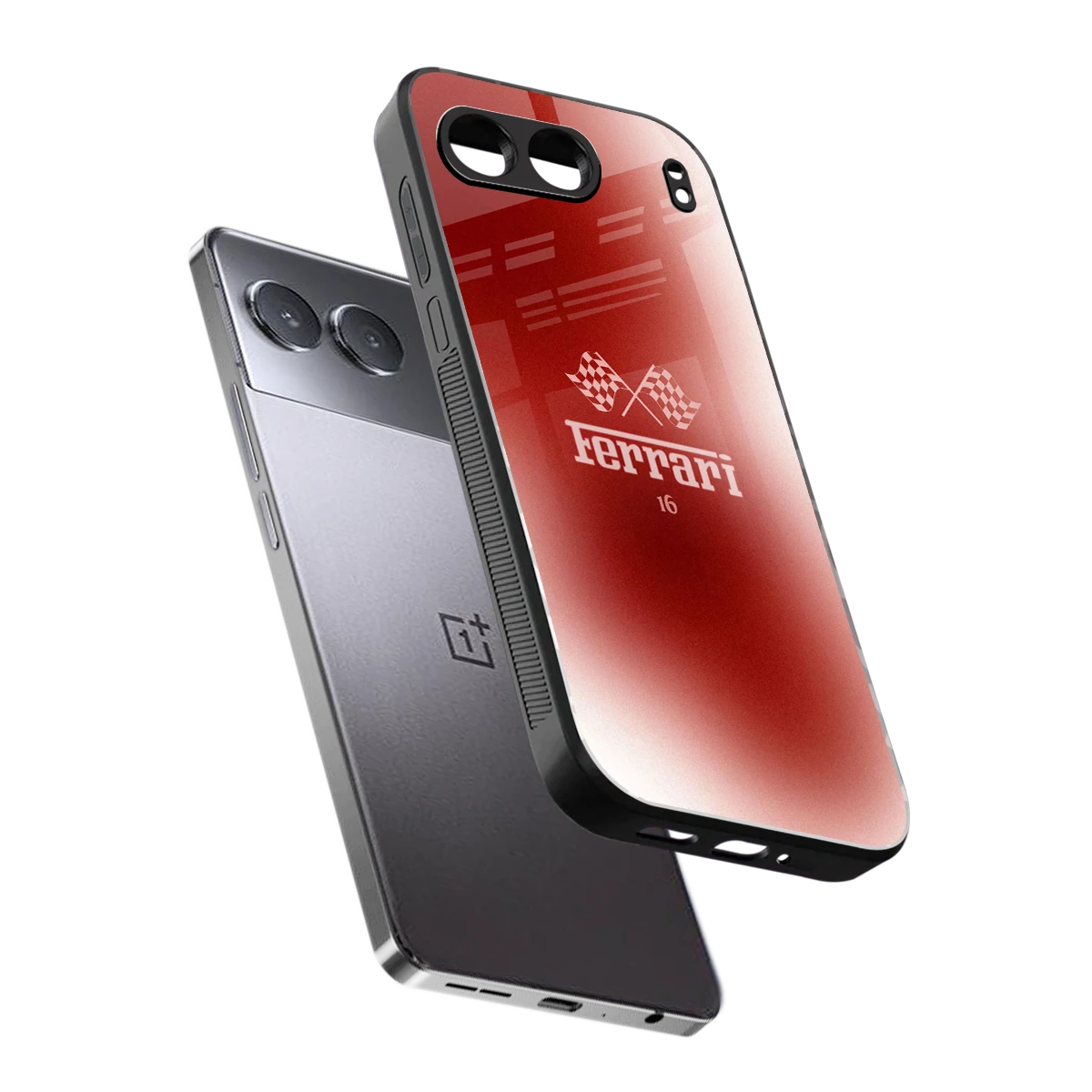 F16 sleek oneplus nord 4 cover with tempered glass back and TPU edges
